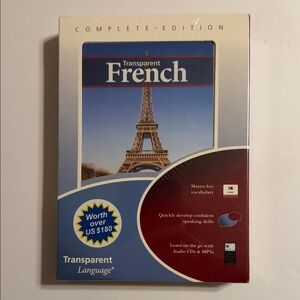 Transparent French Complete Edition - Blue/Burgundy